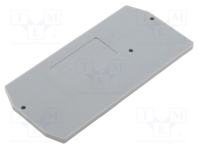 End plate; Application: WS-4; grey