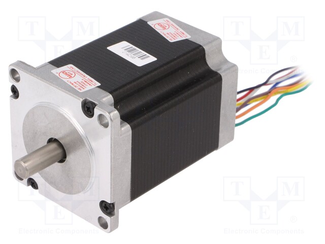 Motor: DC; 2-phase,bipolar,stepper; 3.3VDC; step 1,8°; 1.2Nm; 3A