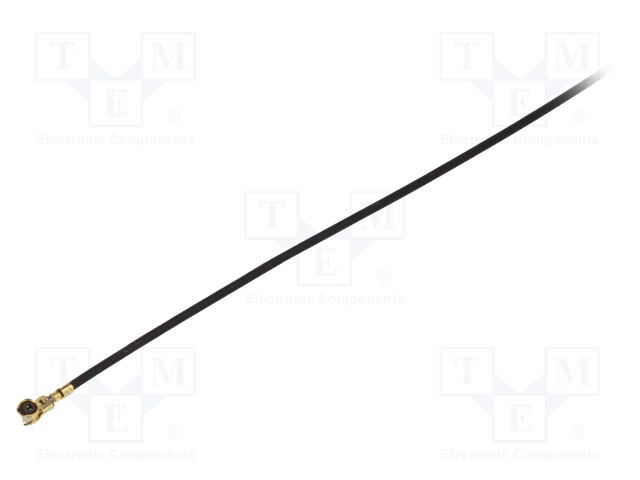 Cable: coaxial; U.FL,both sides; female; angled 90°; female; 1m