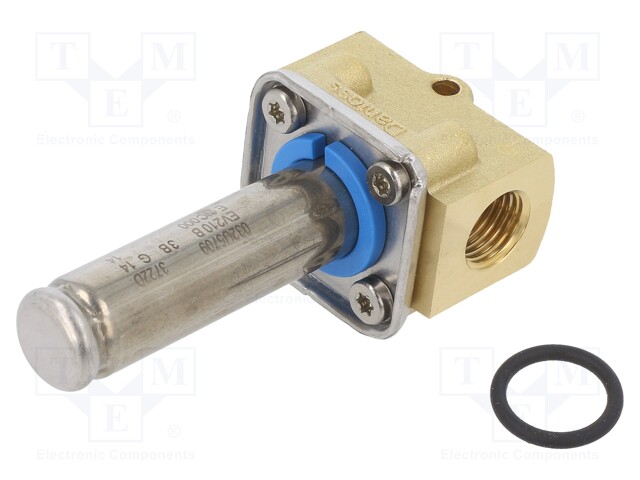 Electromagnetic valve; G 1/4"; brass; EPDM; EV210B; Valve: 2/2 NC