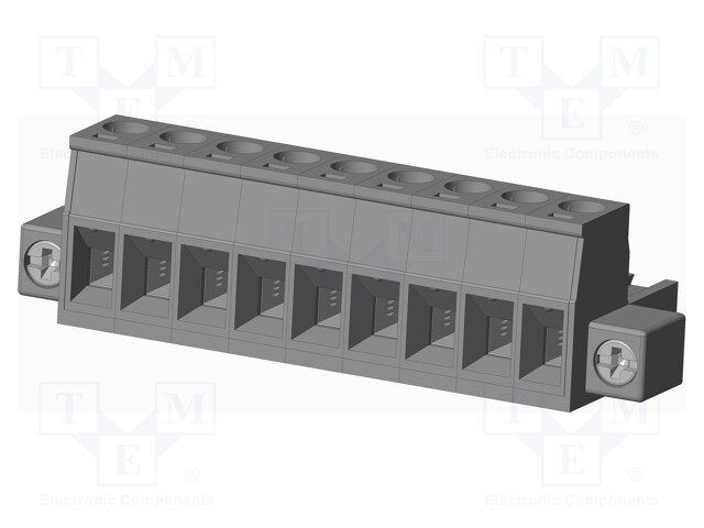 Connector: pluggable terminal block; plug; female; straight; grey
