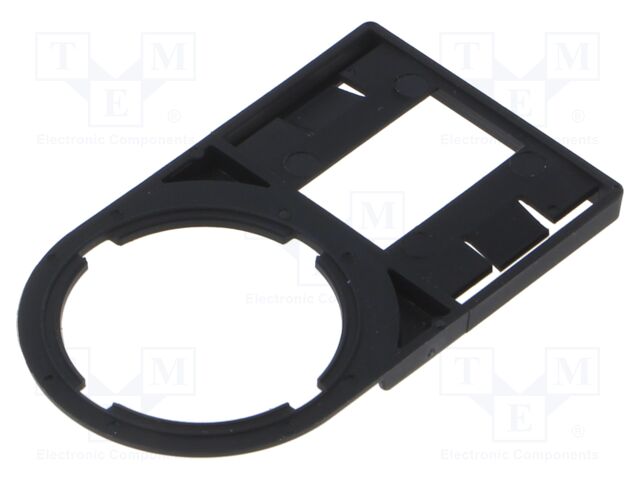 Label; polyamide; black; -40÷100°C; UL94V-2; Label width: 27mm