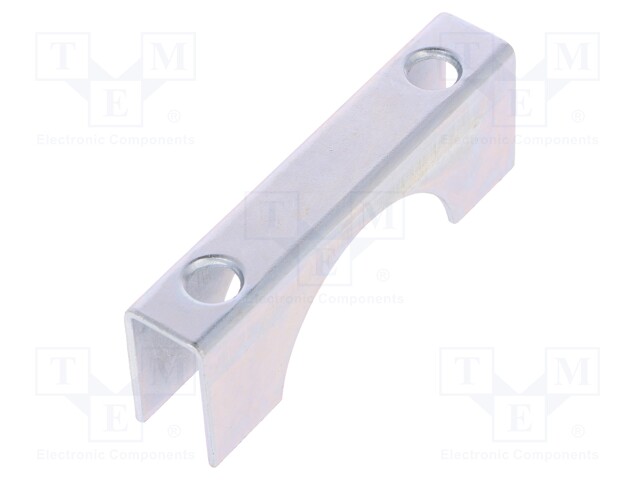 Mounting coupler; steel; zinc; Application: u-bolt