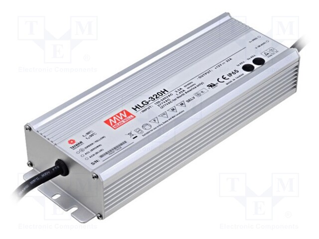 Power supply: switched-mode; LED; 321W; 30VDC; 26÷32VDC; 90÷305VAC