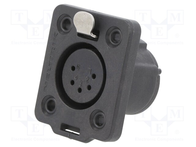 HEAVY DUTY FEMALE 5POLE XLR CHASSIS CONNECTOR