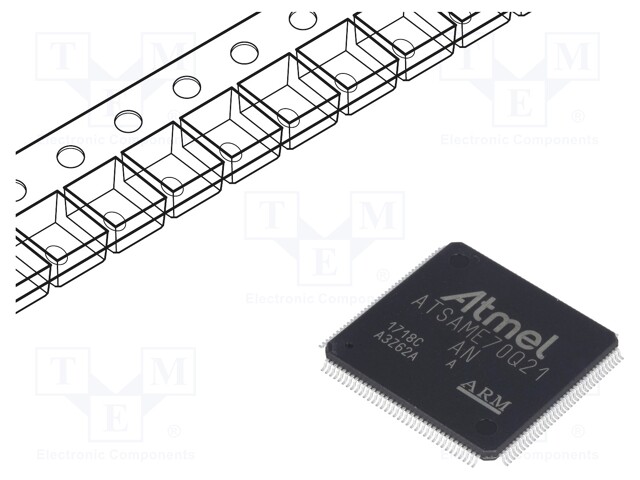 ARM microcontroller; SRAM: 384kB; Flash: 2MB; LQFP144; 1.62÷3.6VDC