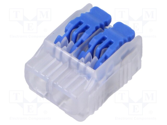 Quick splice; spring clamp; 0.14÷4mm2; 600V; 32A; for cable