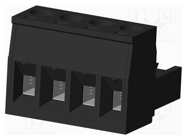 Connector: pluggable terminal block; plug; female; straight; 300V