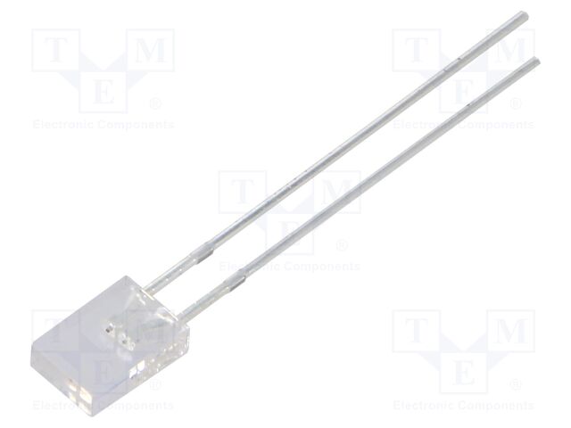 LED; rectangular; 2x5x7mm; bipolar; red,blue; 500÷750mcd; 120°