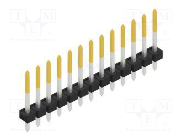 Connector: pin strips; pin header; male; PIN: 13; 2.54mm; THT; 1x13