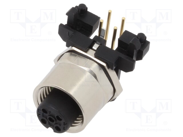 Socket; M12; PIN: 4; female; A code-DeviceNet / CANopen; THT; IP67