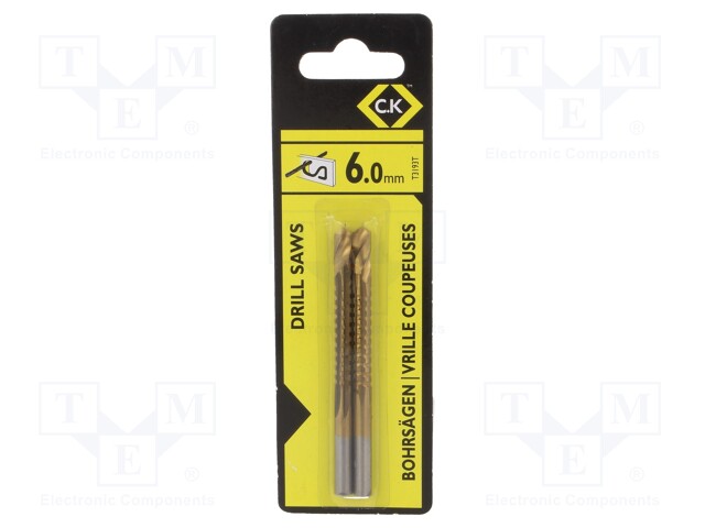 Drill saw; Ø: 6mm; HSS; standard; Overall len: 85mm; 1pcs.
