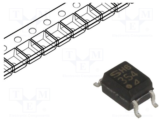 Optocoupler; SMD; Channels: 1; Out: transistor; Uinsul: 3.75kV