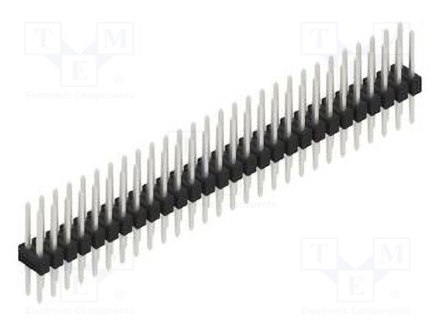Connector: pin strips; pin header; male; PIN: 56; 2.54mm; THT; 2x28