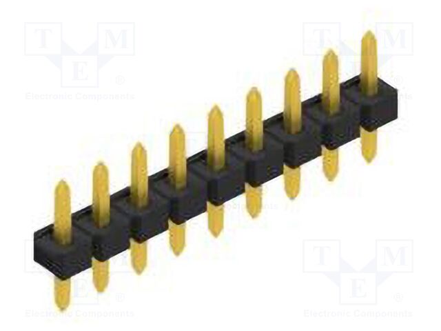 Connector: pin strips; pin header; male; PIN: 9; 2.54mm; THT; 1x9
