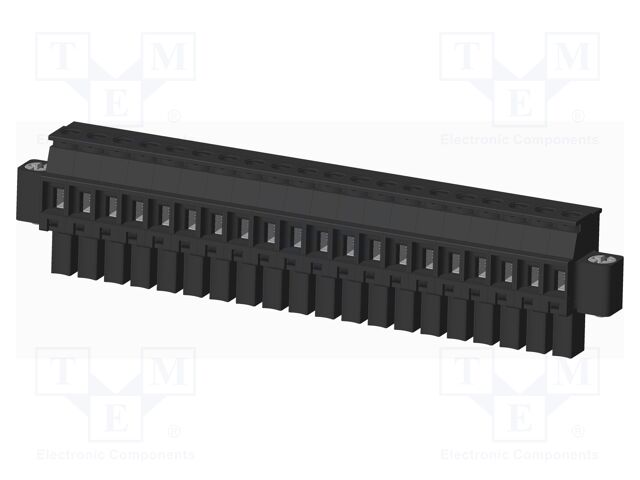 Connector: pluggable terminal block; plug; female; angled 90°
