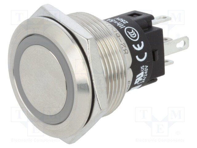 Switch: vandal resistant; Pos: 2; SPDT; 3A/240VAC; 3A/240VDC; white