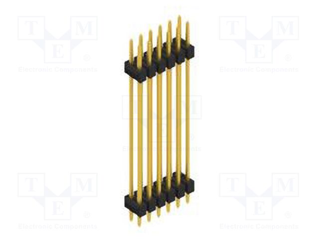 Connector: pin strips; pin header; male; PIN: 12; 2.54mm; THT; 2x6