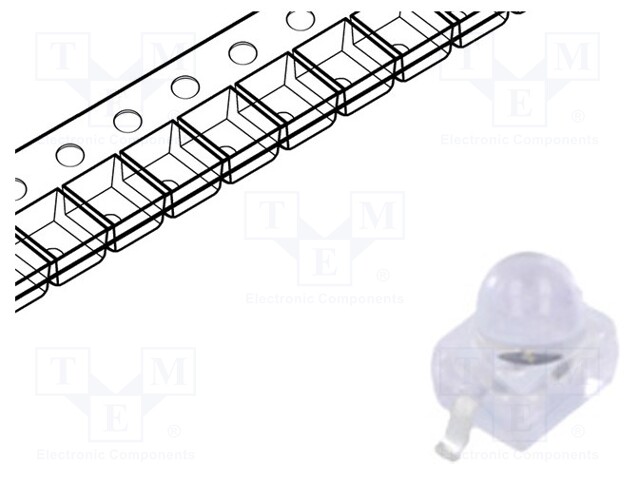 IR transmitter; 890nm; transparent; 35mW; 17°; SMD; 100mA; 1.3÷1.5V