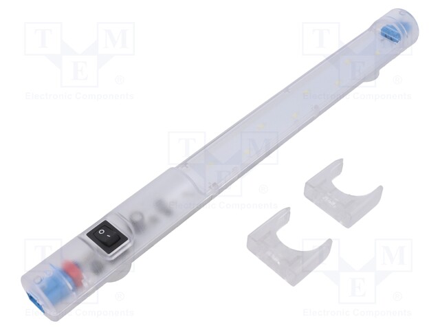 LED lamp; IP20; 24÷48VDC; 5W; 400lm; 6000K; clip; -30÷60°C; 025; 90%