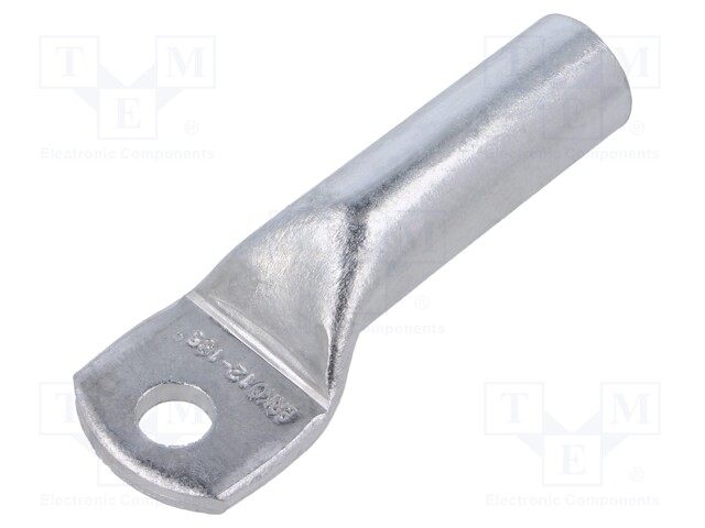 Tip: ring tube; M12; 185mm2; crimped; for cable; aluminum; 13mm
