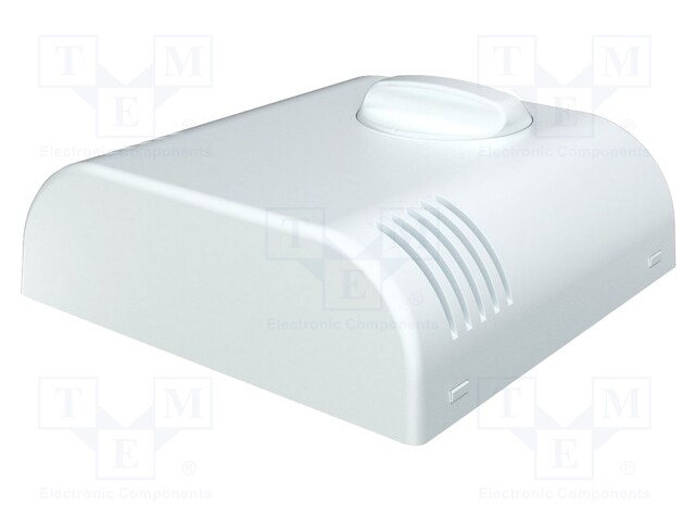 Enclosure: wall mounting; X: 80mm; Y: 80mm; Z: 25mm; ABS; white