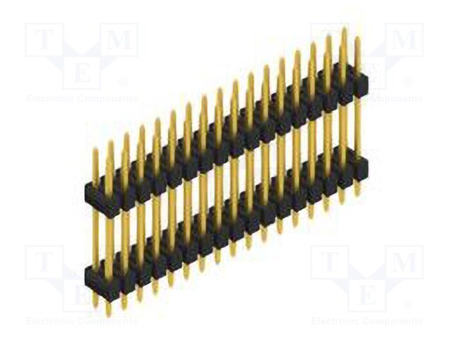 Connector: pin strips; pin header; male; PIN: 34; 2.54mm; THT; 2x17
