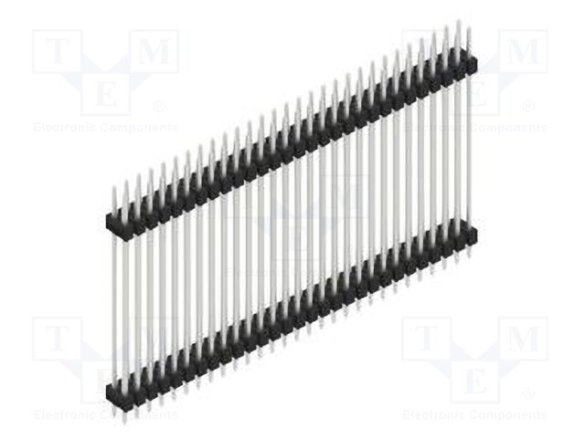 Connector: pin strips; pin header; male; PIN: 58; 2.54mm; THT; 2x29