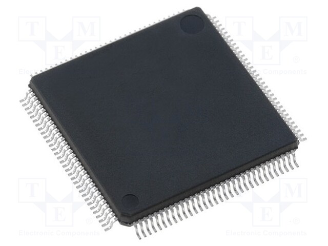 ARM7TDMI microcontroller; SRAM: 32kB; Flash: 512kB; LQFP128