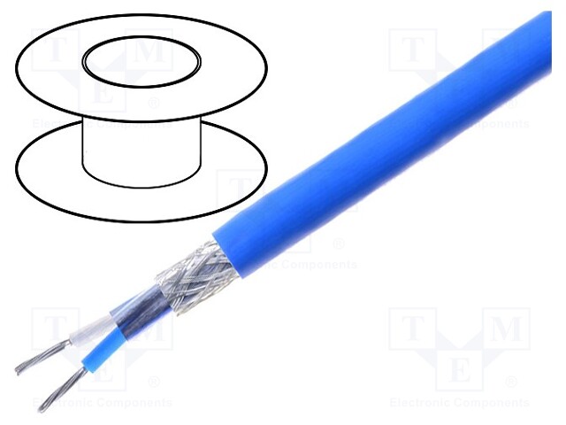 Wire; 1x2x20AWG; data transmission,Twinax; stranded; Cu; LSZH