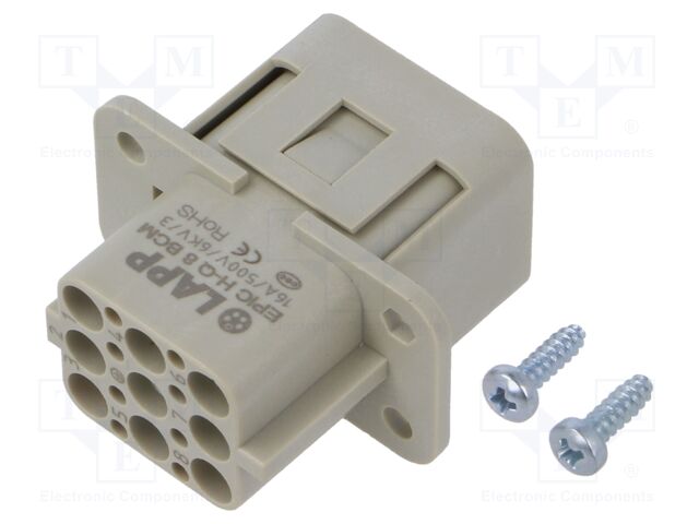 Connector: HDC; contact insert; female; EPIC H-A; PIN: 16; 16+PE