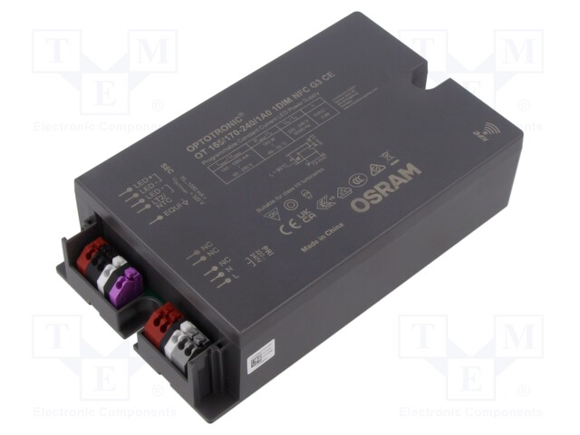 Power supply: switched-mode; LED; 165W; 90÷260VDC; 150÷1050A; IP20