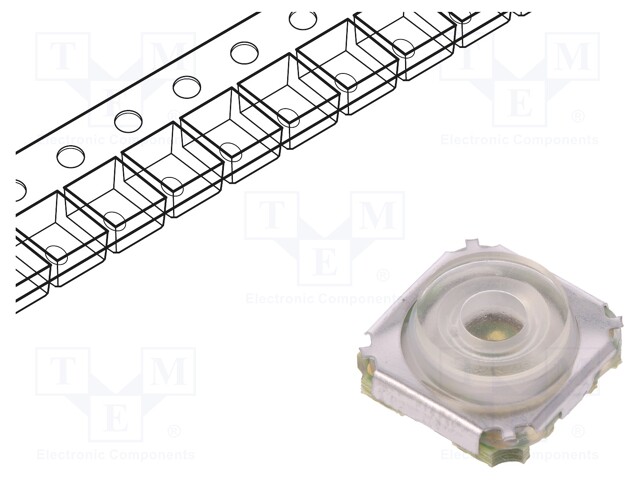 Microswitch TACT; SPST-NO; Pos: 2; 0.05A/28VDC; SMT; none; none; 4N
