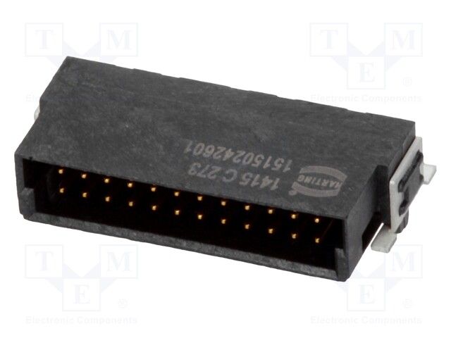 Connector: PCB to PCB; male; PIN: 24; 1.27mm; Series: har-flex; 2.3A
