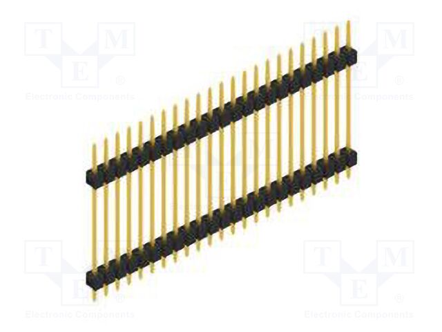 Connector: pin strips; pin header; male; PIN: 23; 2.54mm; THT; 1x23