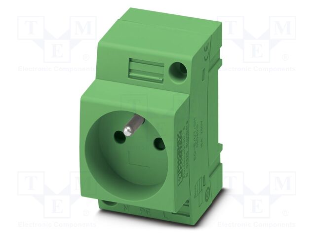 Connector: AC supply; socket; female; 16A; PIN: 3; screw terminal