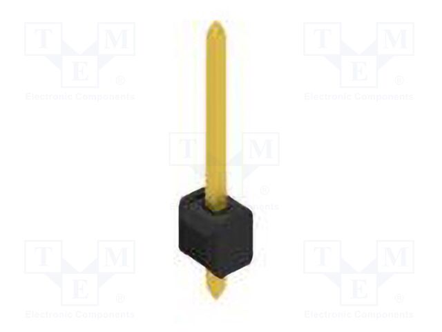 Connector: pin strips; pin header; male; PIN: 1; 2.54mm; THT; 1x1