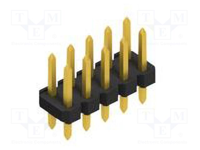 Connector: pin strips; pin header; male; PIN: 10; 2.54mm; THT; 2x5