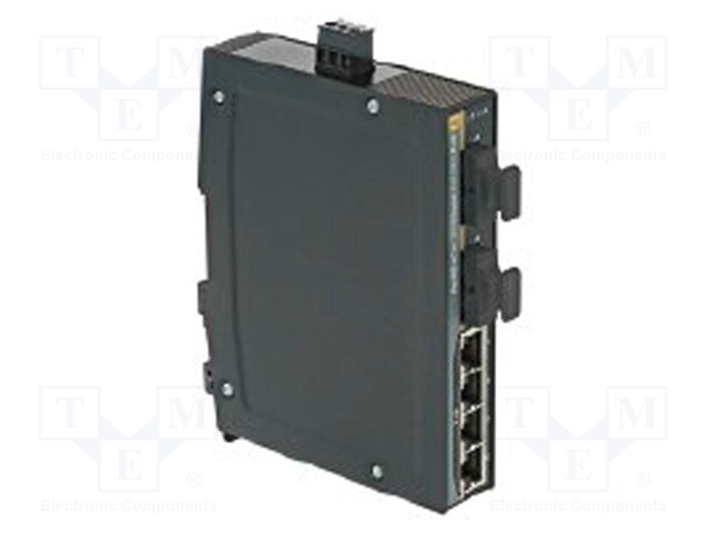 Industrial module: switch Ethernet; unmanaged; 9÷60VDC; RJ45,SC
