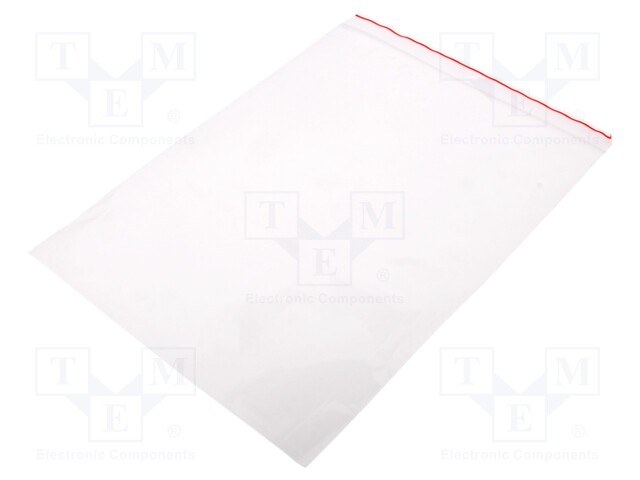 Self-seal bag; L: 250mm; Width: 190mm; Pcs: 100; Thick: 45um