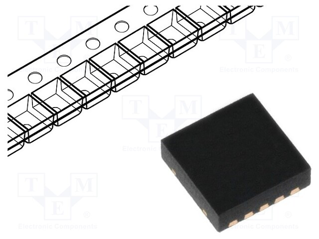 Driver; 3-phase motor controller; MOSFET; PWM; 1A; -0.7÷7V; DFN10