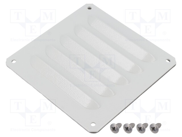 Guard; steel; Cutout: 95x104mm; IP23; Mounting: screw; RAL 7035
