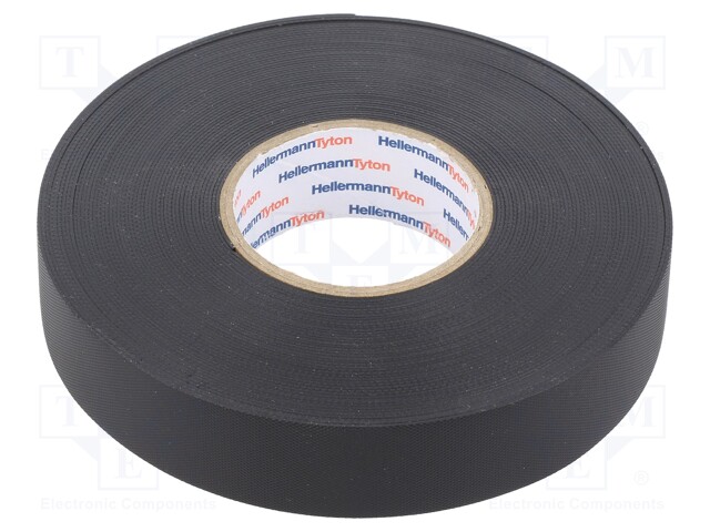 Tape: self-amalgamating; black; 19mm; L: 10m; Thk: 0.5mm; max.90°C