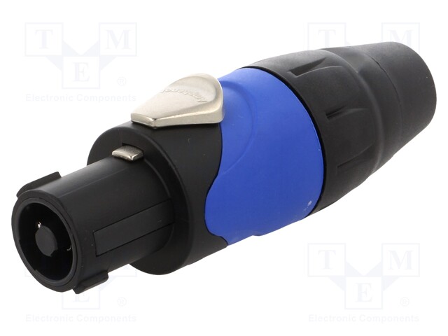 Plug; loudspeaker; female; PIN: 4; for cable; 30A; 133V; zinc alloy