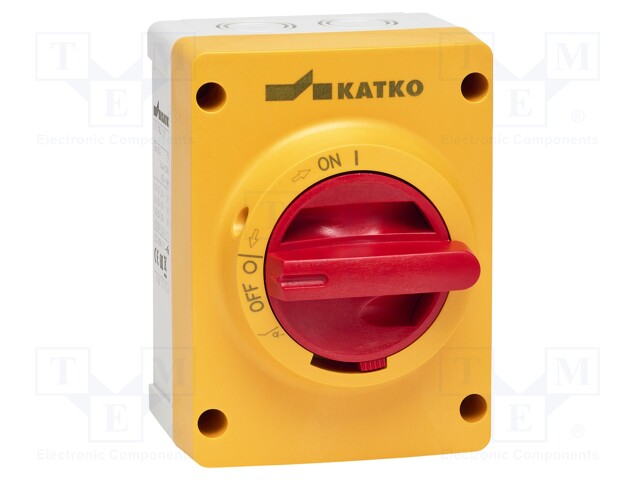 Switch-disconnector; Poles: 3; screw; 40A; IP66; KEM; Colour: grey