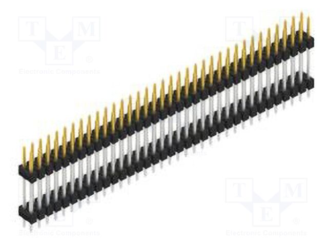 Connector: pin strips; pin header; male; PIN: 70; 2.54mm; THT; 2x35