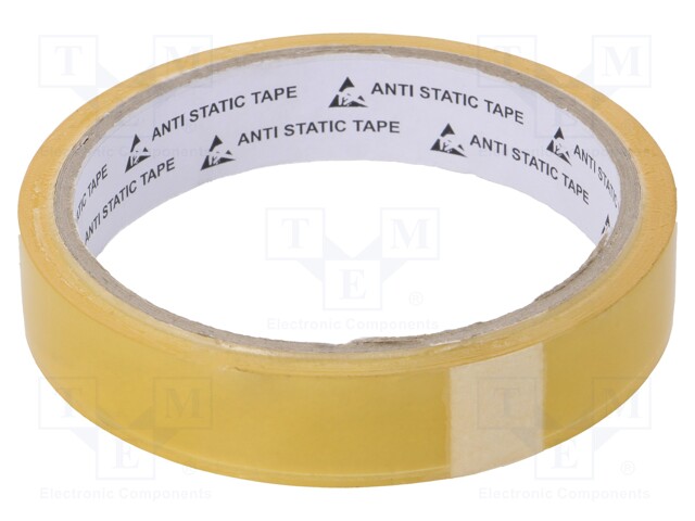 Packing tapes; ESD; L: 33m; W: 18mm; Application: packing; <1GΩ