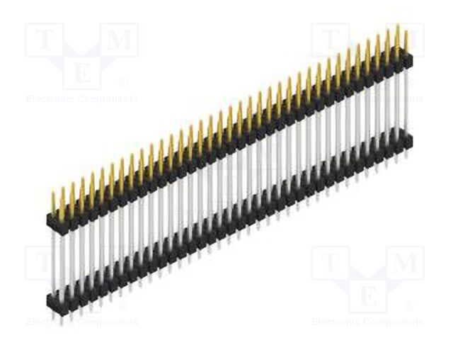 Connector: pin strips; pin header; male; PIN: 72; 2.54mm; THT; 2x36