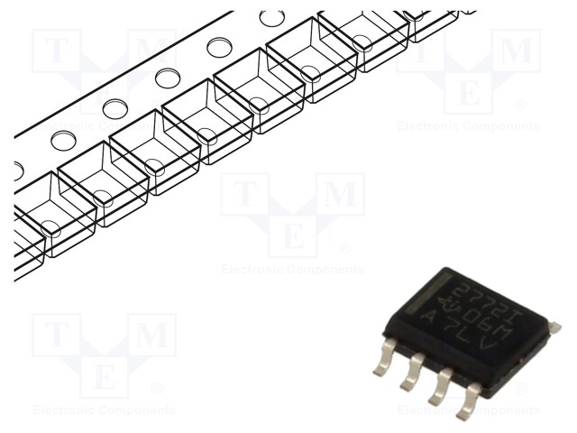 IC: operational amplifier; 5.1MHz; 2.5÷6V; Ch: 2; SO8; reel,tape