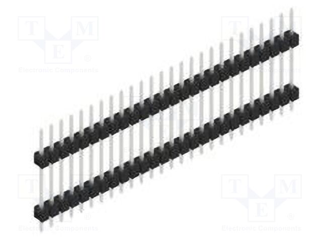 Connector: pin strips; pin header; male; PIN: 26; 2.54mm; THT; 1x26